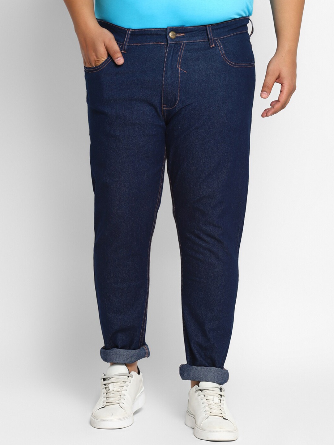 

Urbano Plus Men Blue Stretchable Jeans