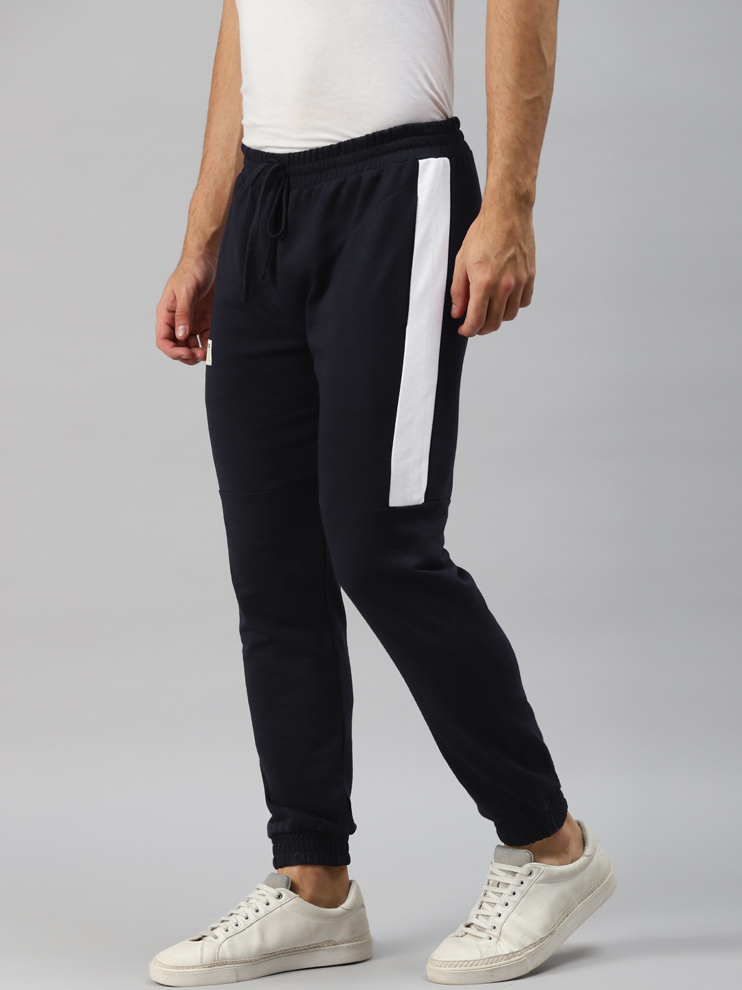 

Hubberholme Men Navy Blue Solid Joggers