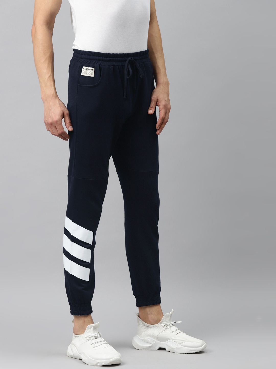 

Hubberholme Men Navy Blue Joggers
