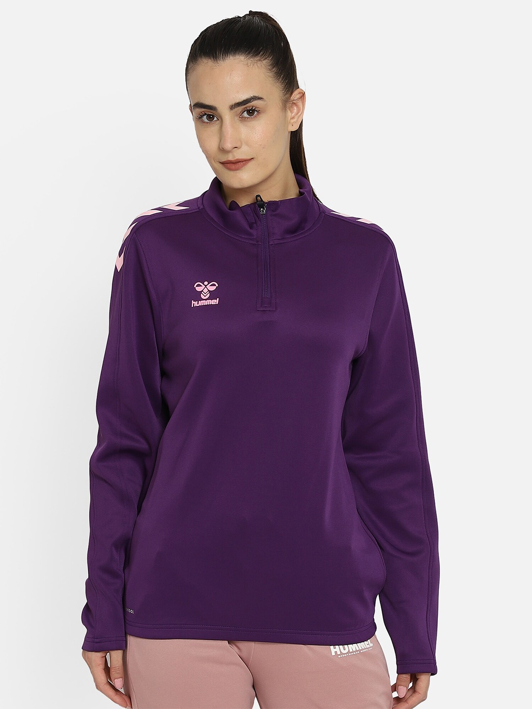 

hummel Women Purple Sweatshirt