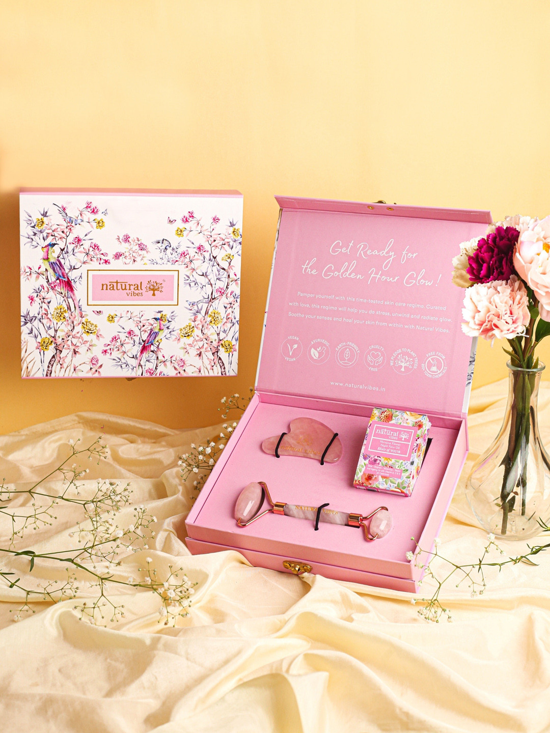 

natural vibes Glow Getter Gift Set, Pink