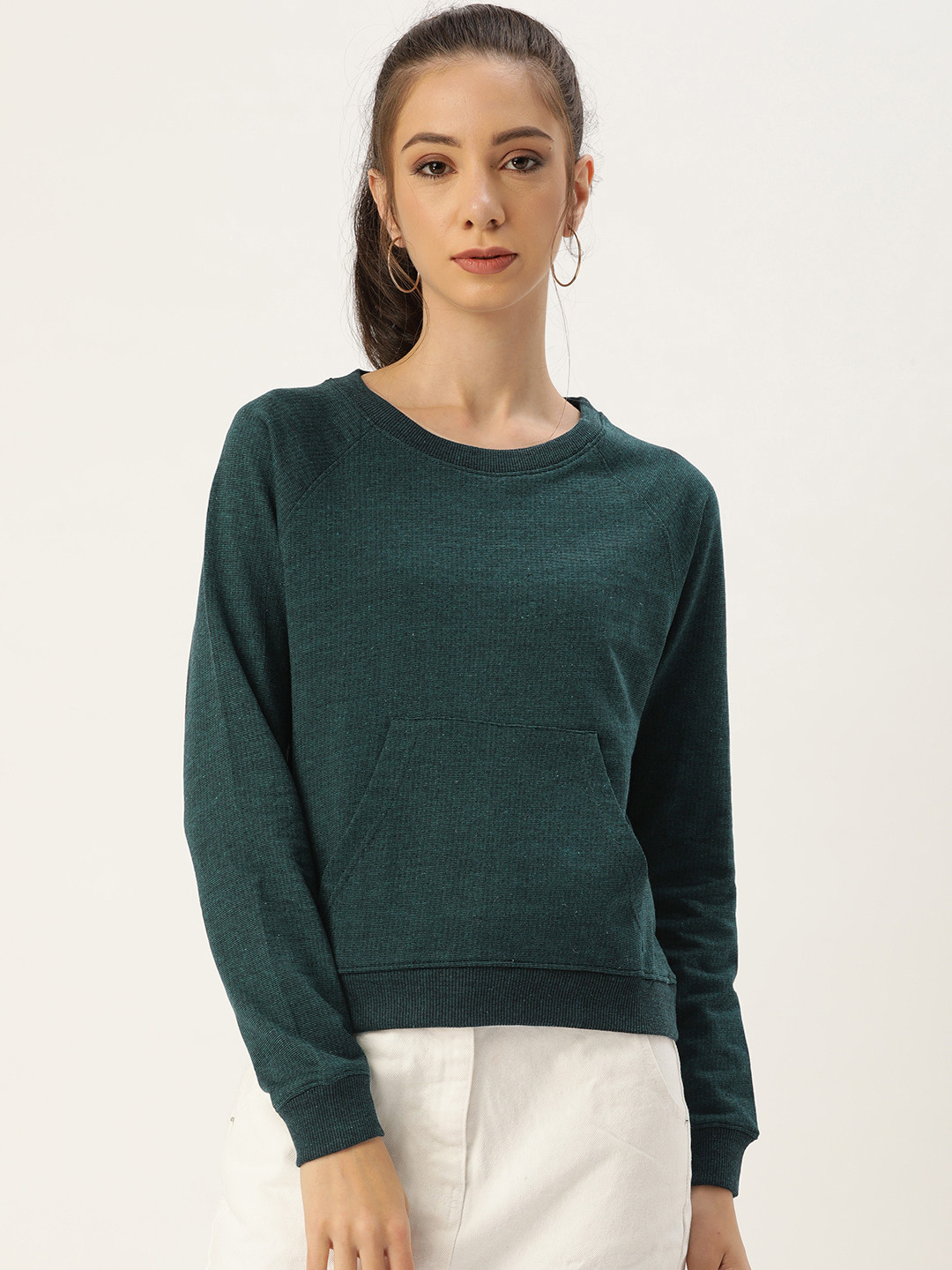 

ARISE Women Teal Sweatshirt