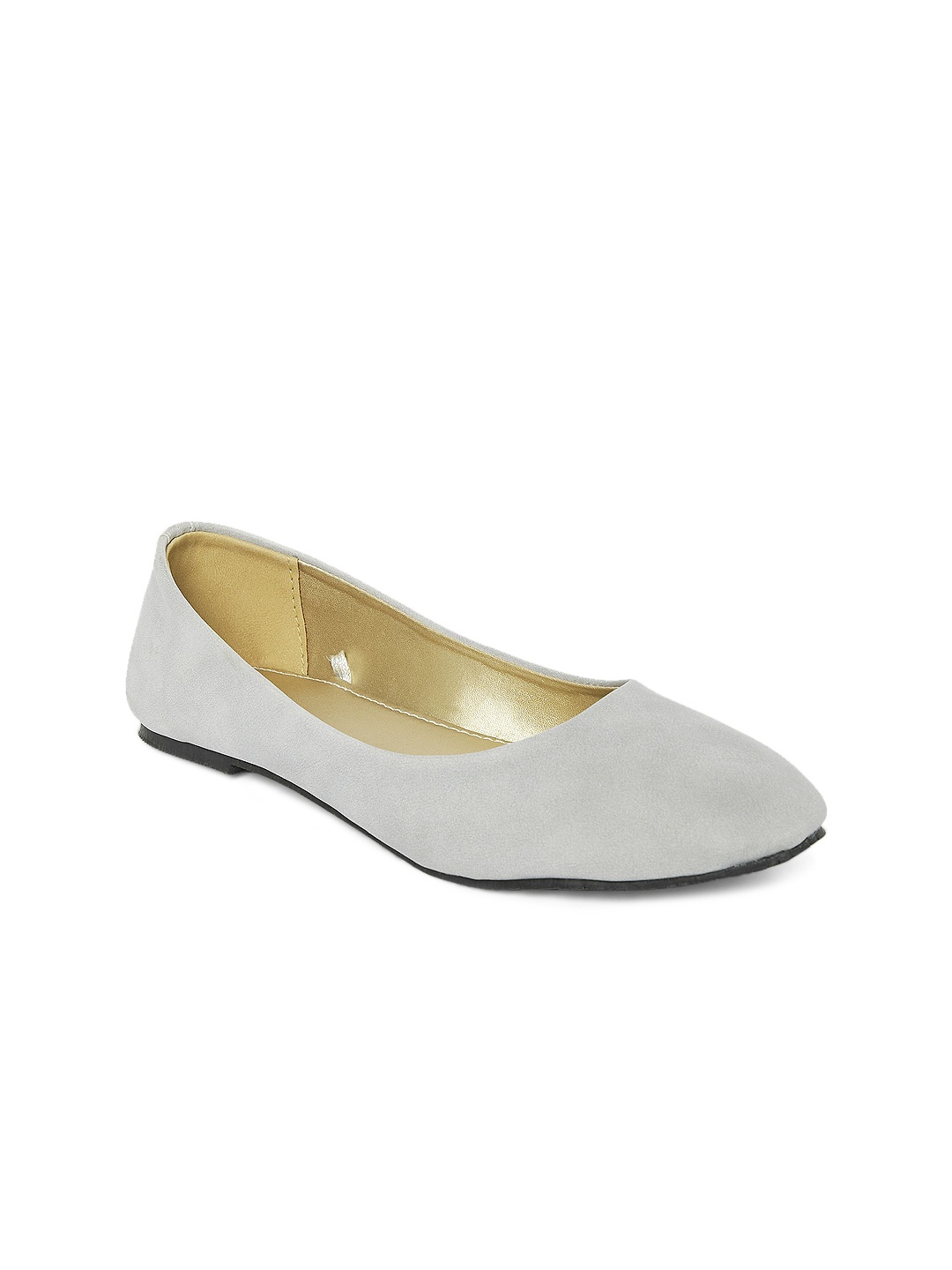 

People Women Green Printed Ballerinas Flats
