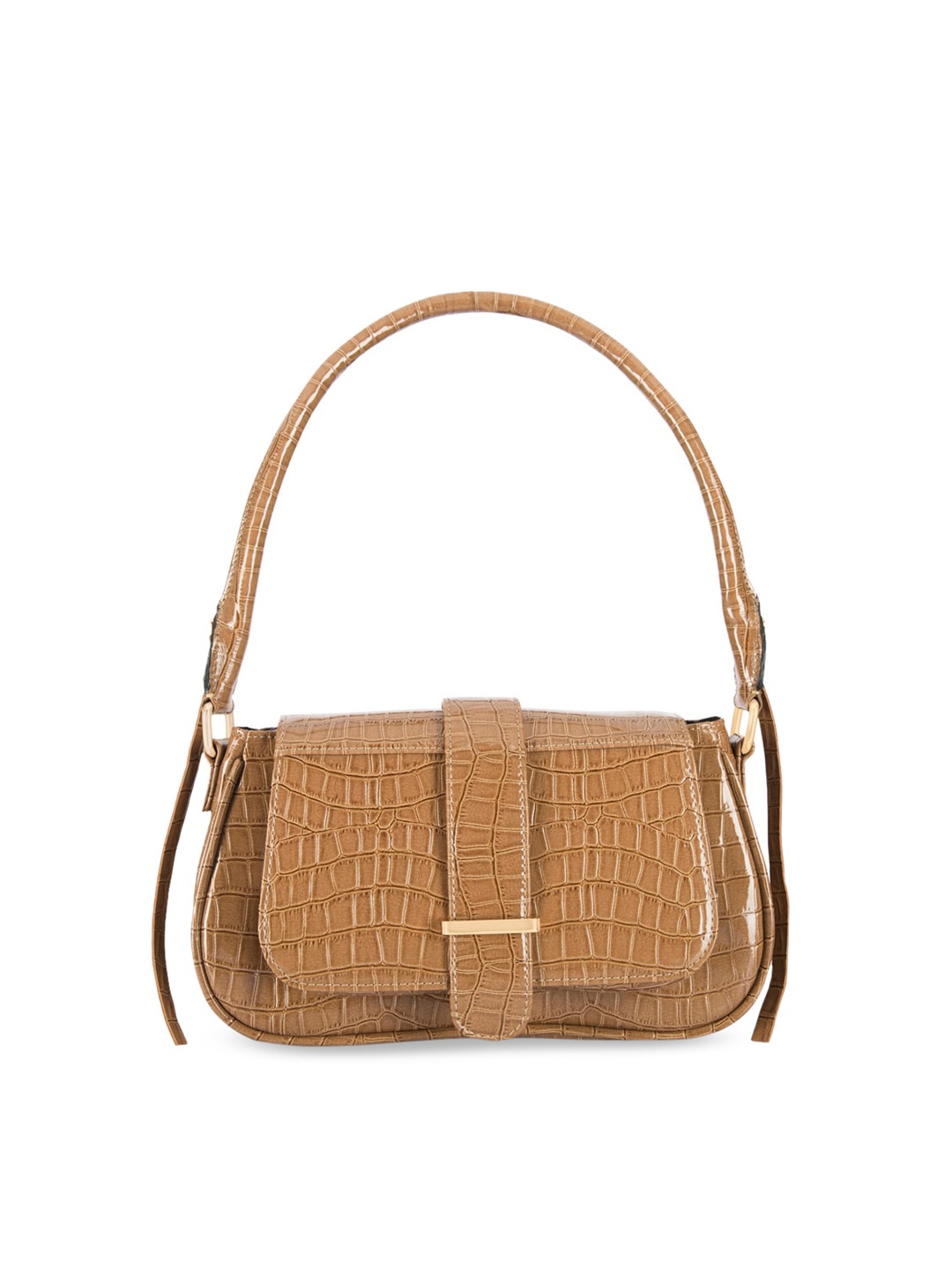 

IMARS Tan Textured Structured Handheld Bag