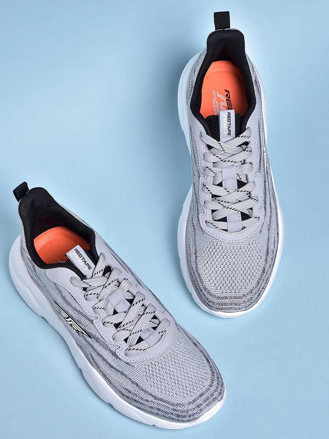 

Red Tape Men Grey Mesh Walking Shoes