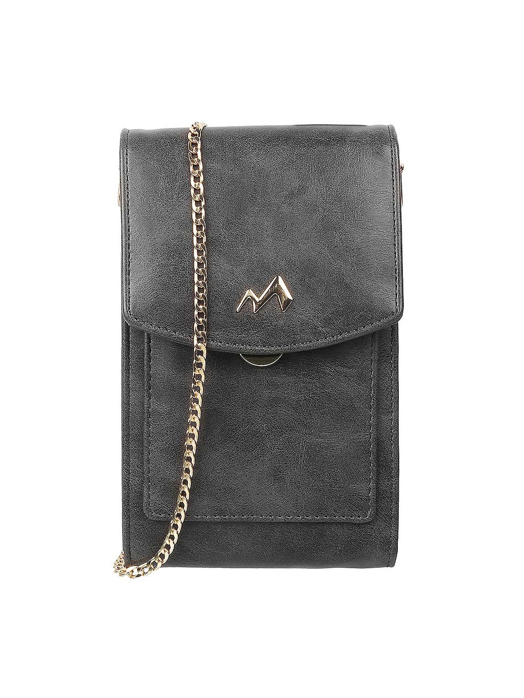 

Metro Women Grey Solid Envelope Clutch