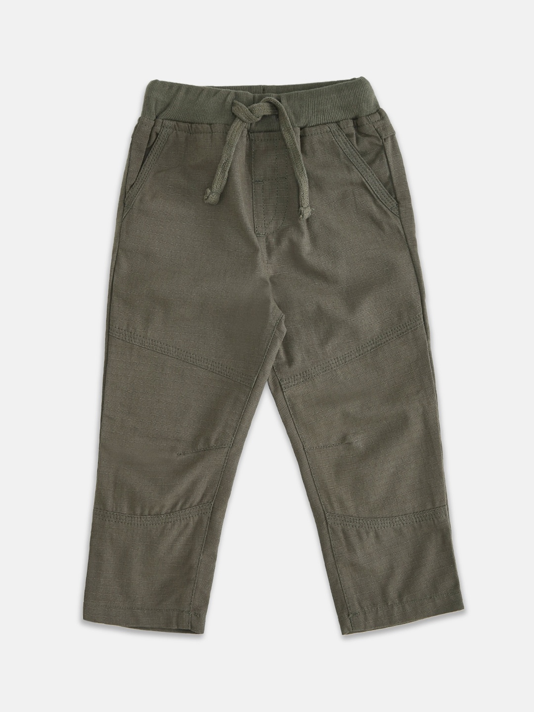 

Pantaloons Baby Boys Olive Green Trousers