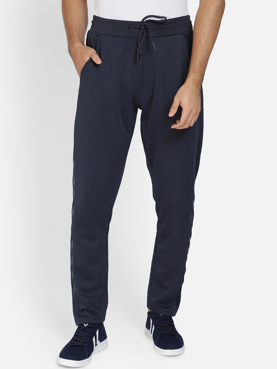 

hummel Men Blue Track Pants