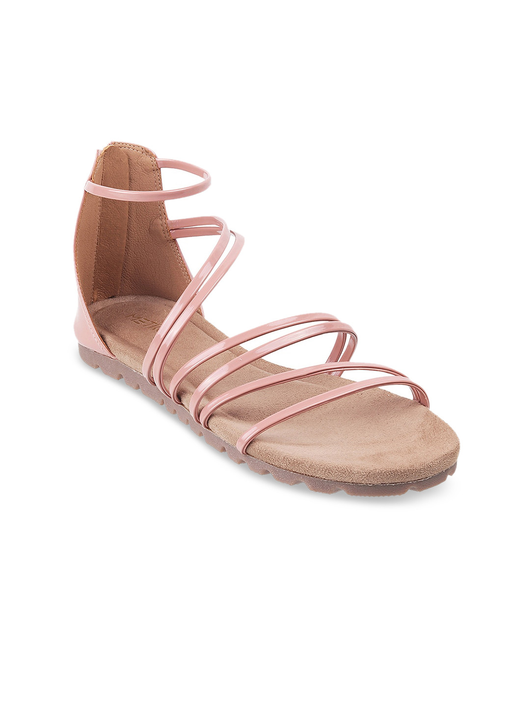 

Metro Women Peach-Coloured Open Toe Flats