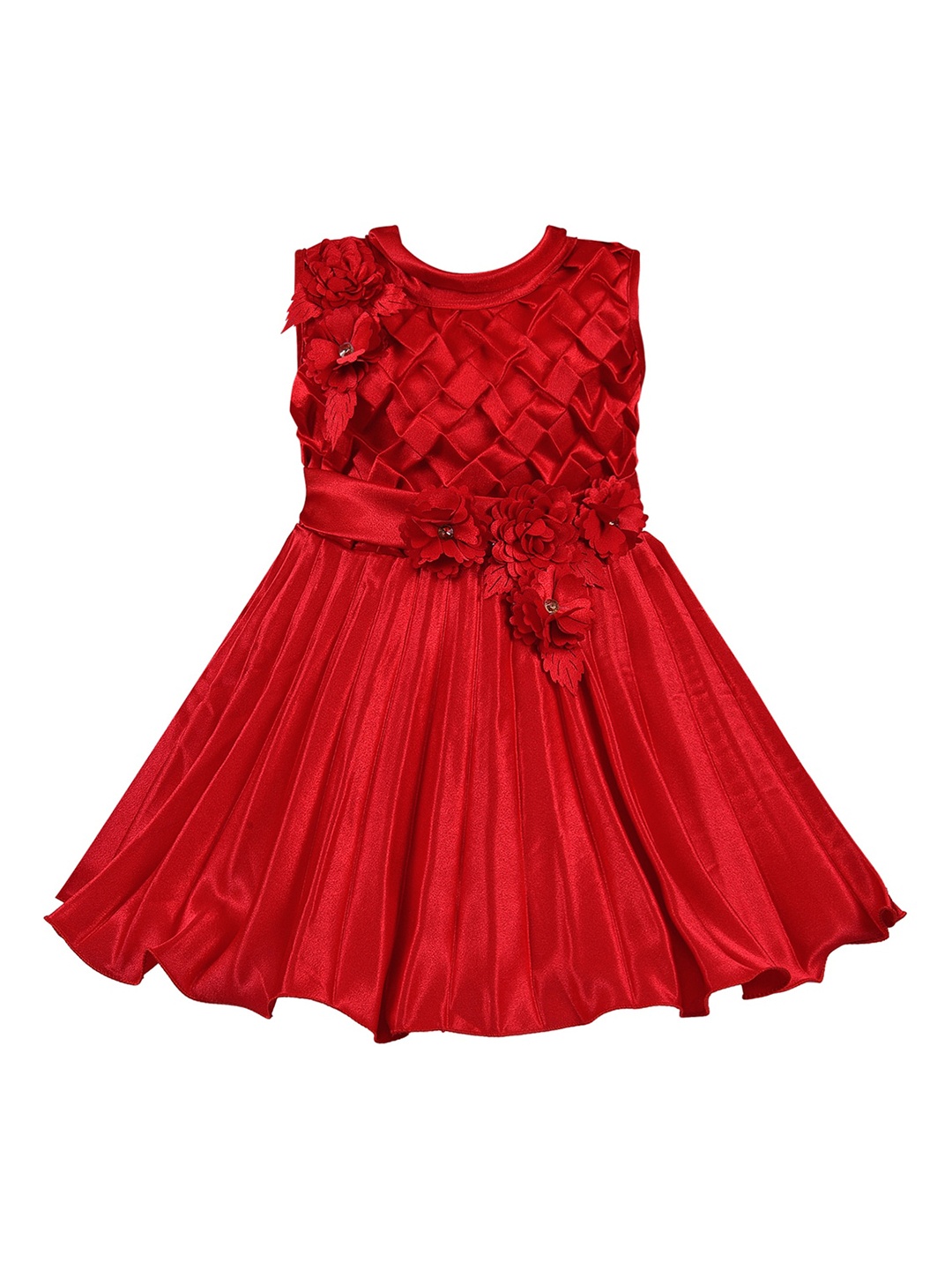

Wish Karo Red Satin Dress
