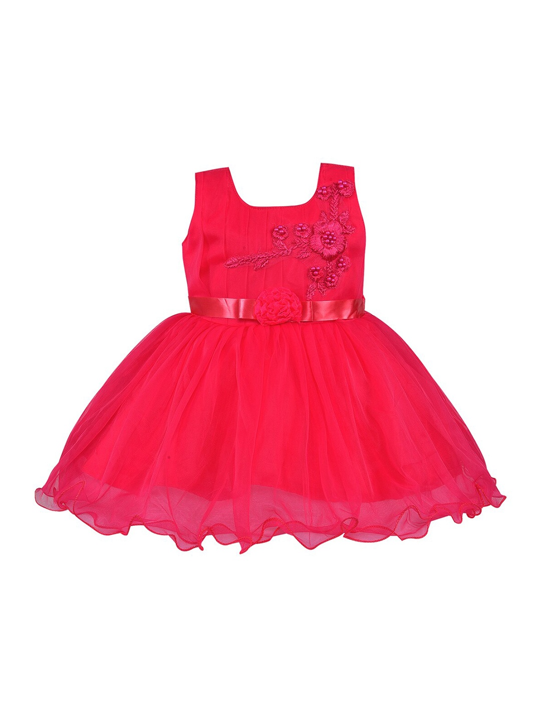 

Wish Karo Pink Net Dress