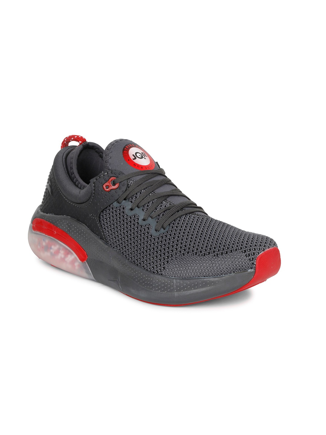 

JQR Men Grey Mesh Running Shoes