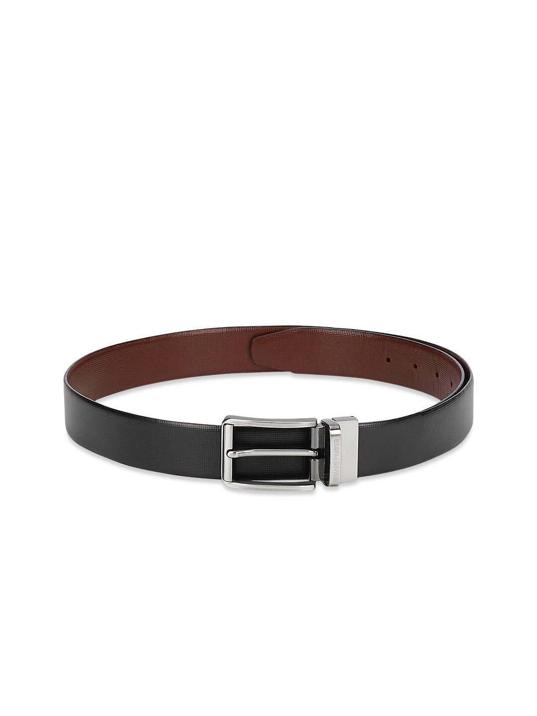 

RICHARD PARKER by Pantaloons Men Black Leather Belt