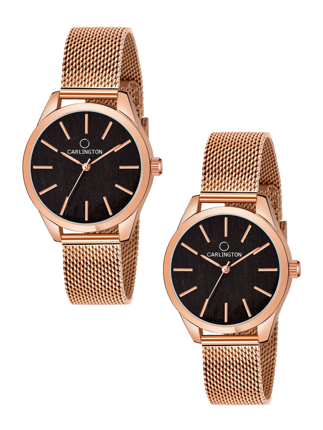 

CARLINGTON Women Multicoloured Dial & Multicoloured Stainless Steel Bracelet Style Straps Analogue Watch, Multi