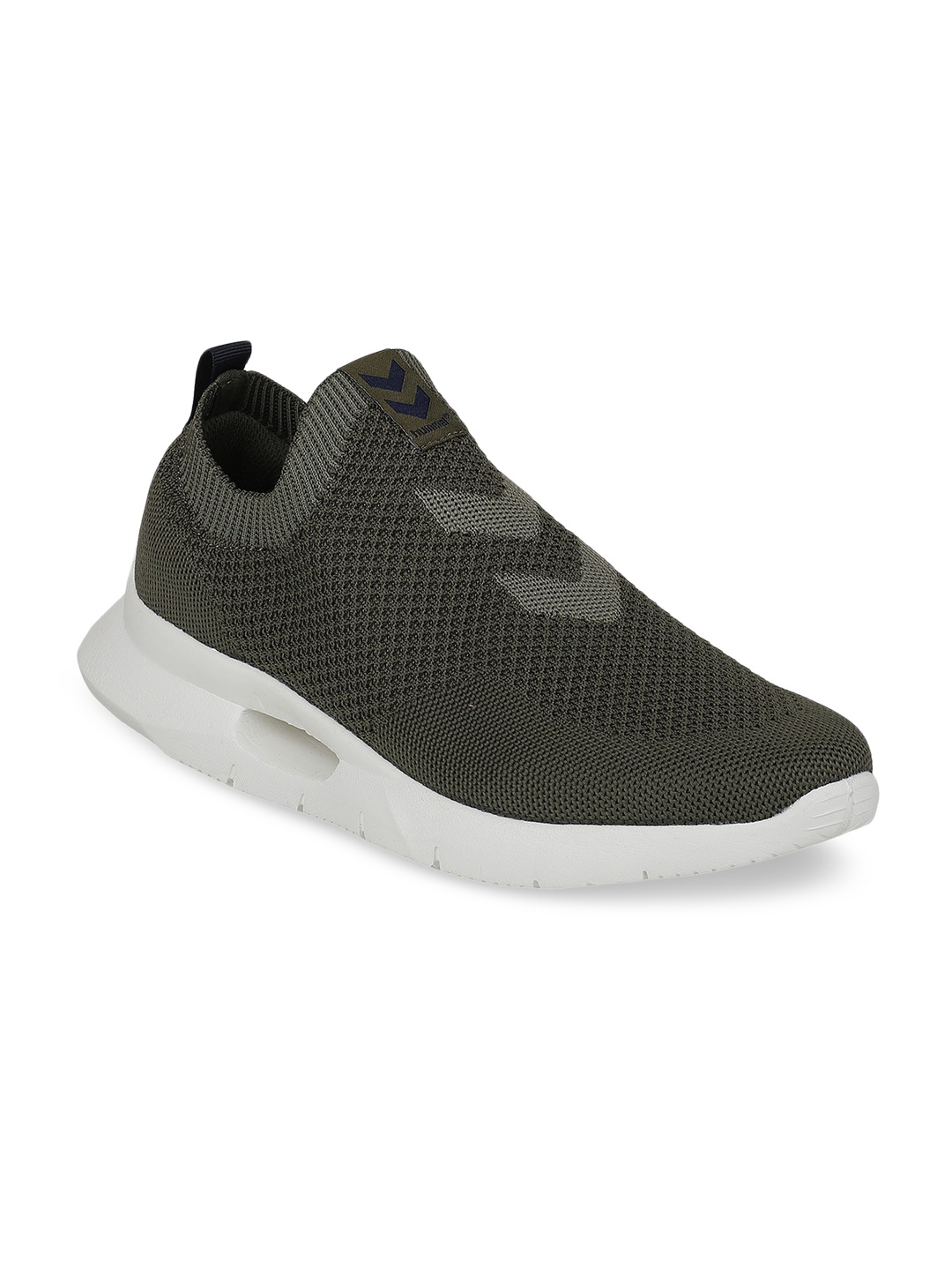 

hummel Men Olive Green Tatum Seamless Slip-On Sneakers