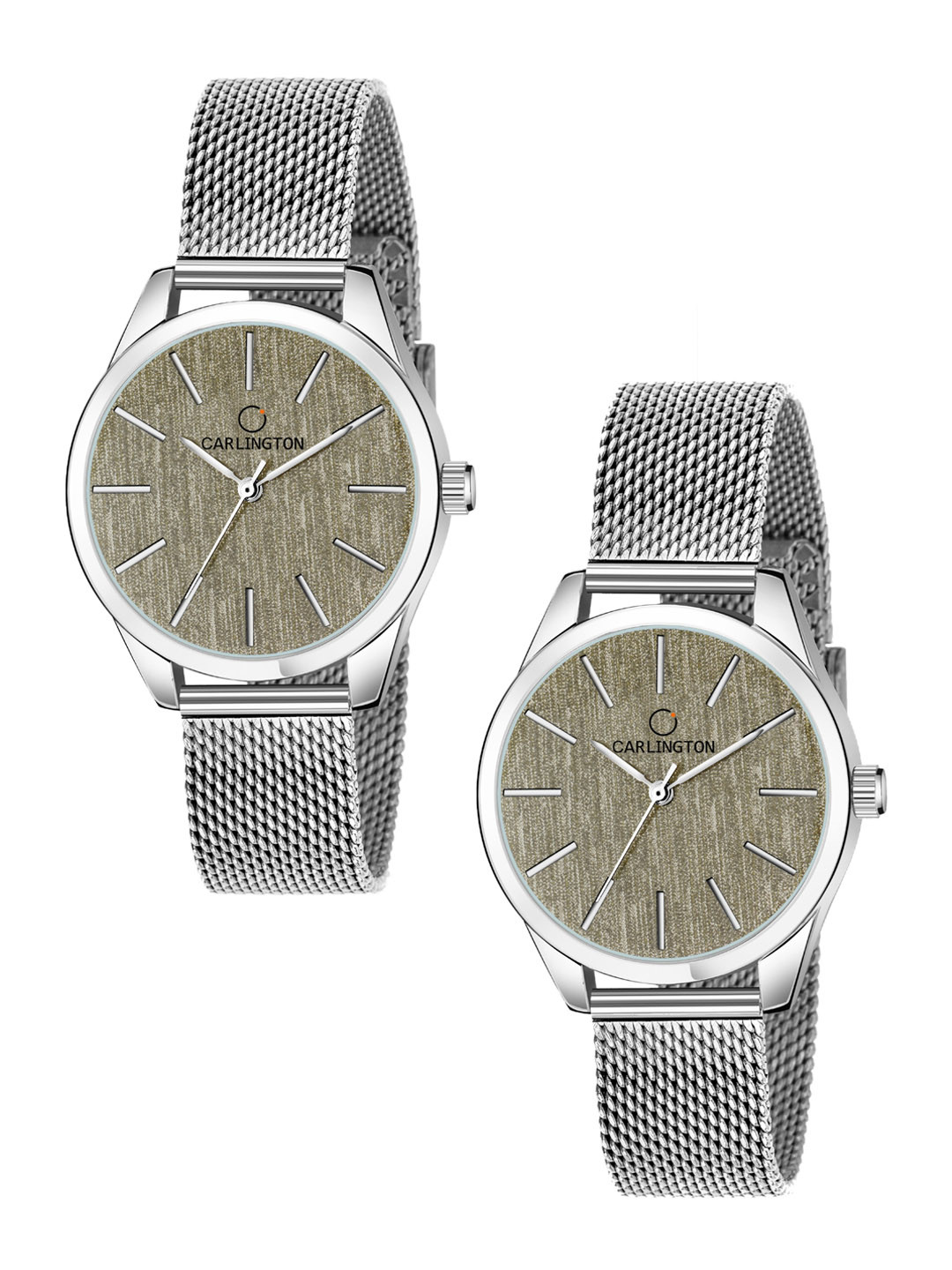 

CARLINGTON Women Multicoloured Dial & Multicoloured Stainless Steel Bracelet Style Straps Analogue Watch, Multi