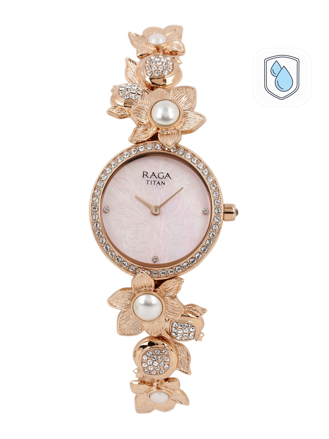

Titan Raga Aurora Women Pink Analogue watch NL95043WM01