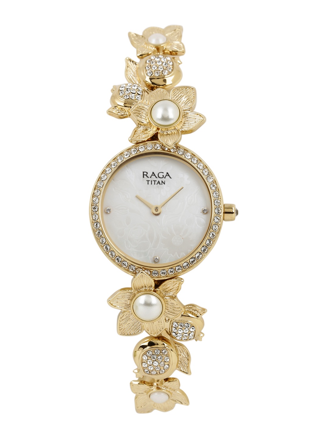 

Titan Raga Women Mother-of-Pearl Analogue Watch 95043YM01J, White