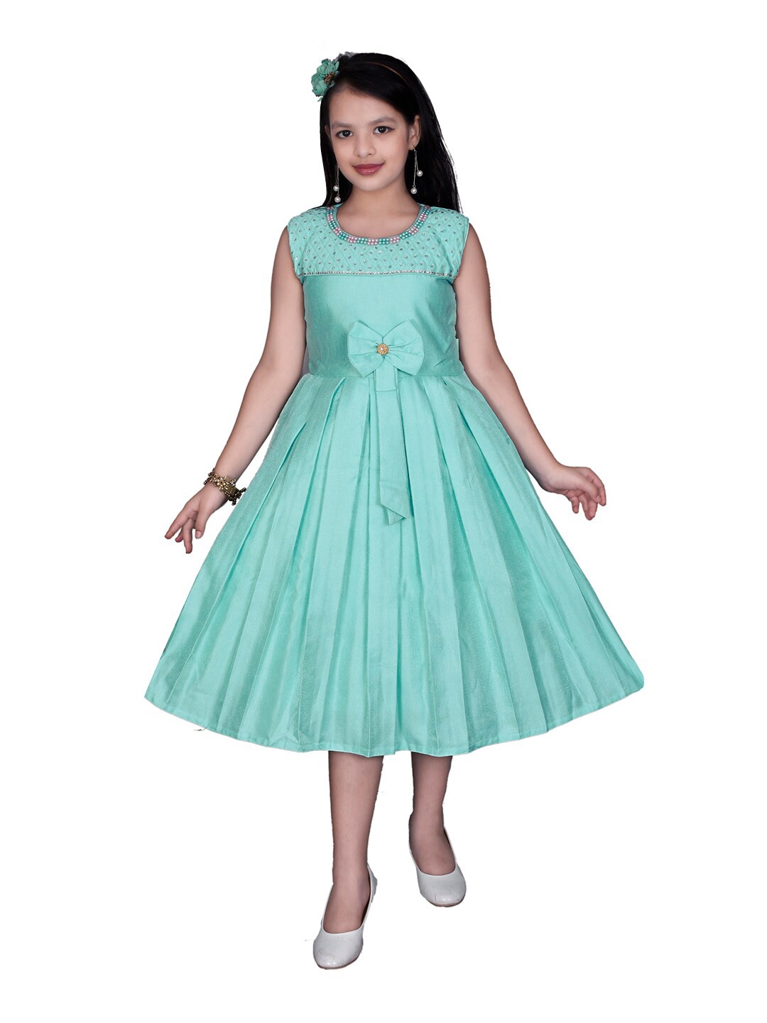 

SKY HEIGHTS Green Floral Midi Dress