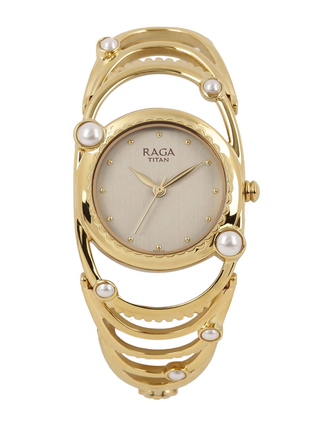 

Titan Raga Aurora Women Beige Analogue watch NL95049YM01