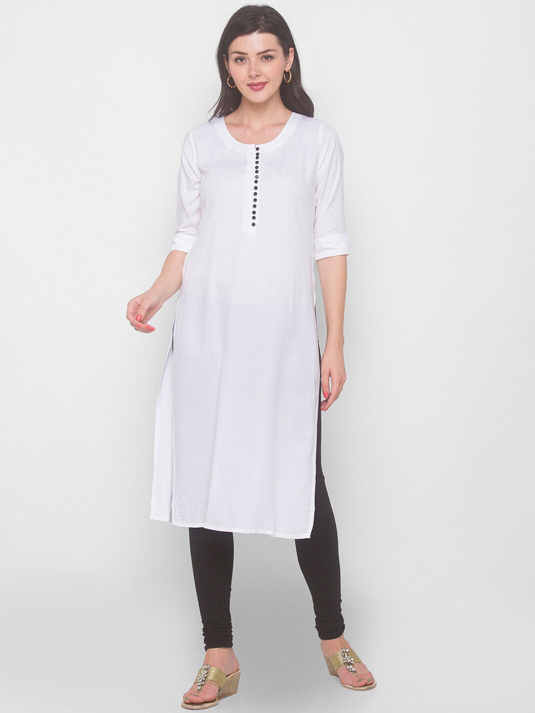 

ZOLA Women White Kurta