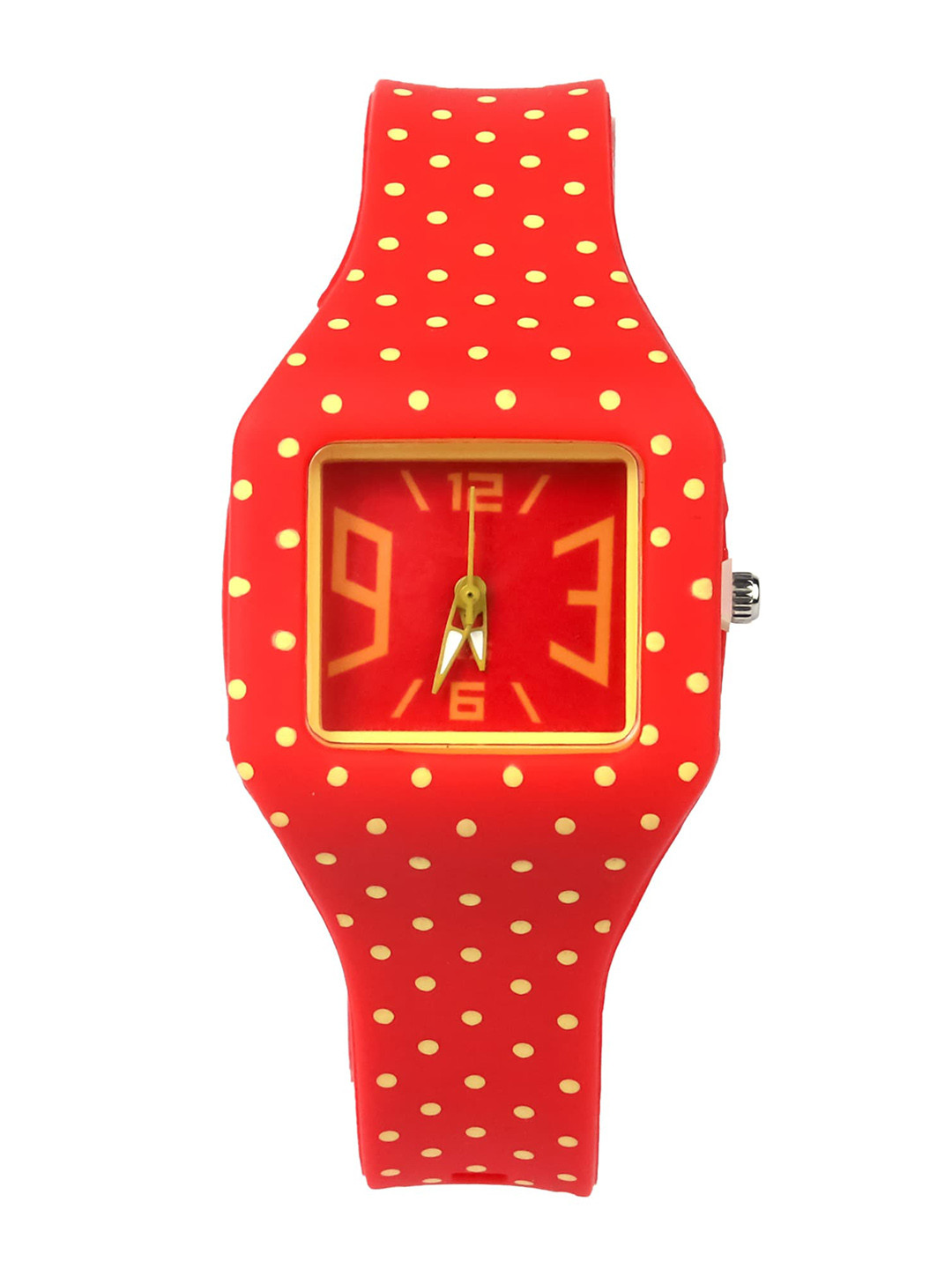 

Spiky Unisex Kids Red Printed Dial & Straps Analogue Multi Function Watch - BellerSQ_Red