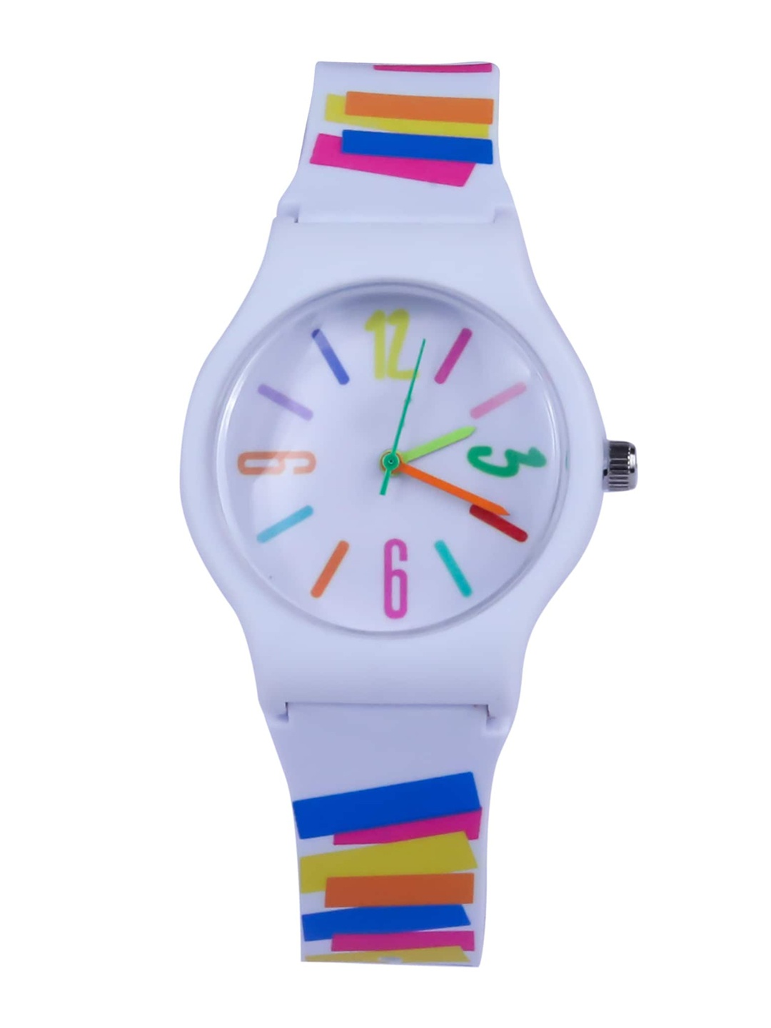 

Spiky Kids White Printed Dial & White Analogue Watch BellerRW_Mix