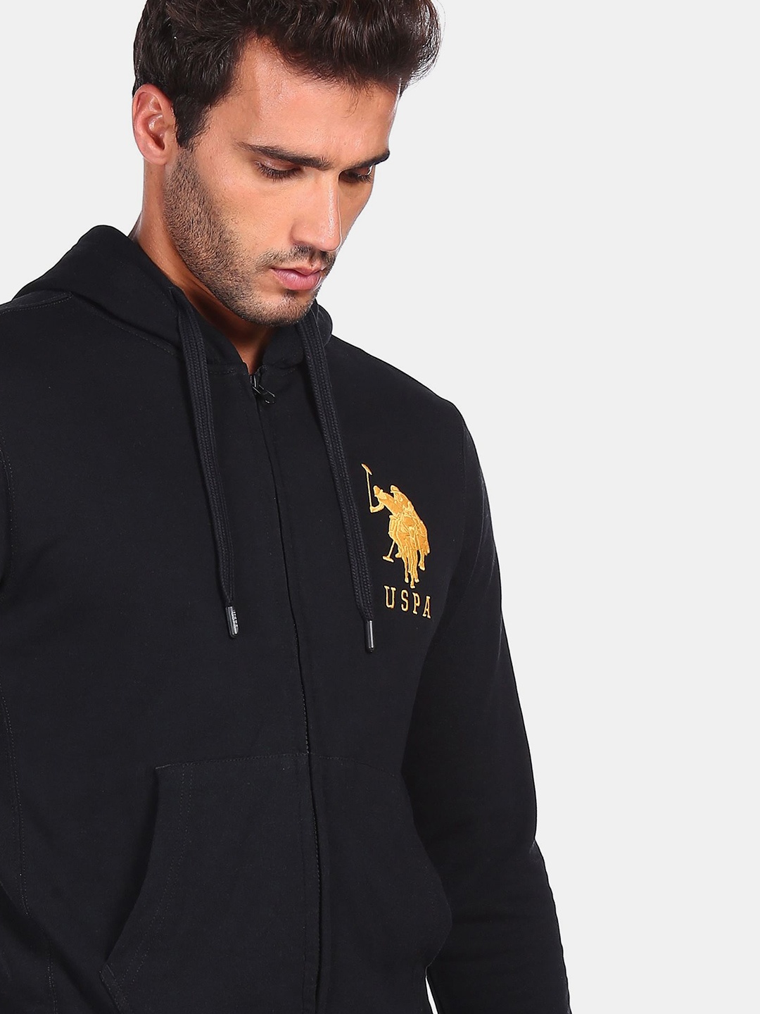 

U S Polo Assn Men Black Sweatshirt