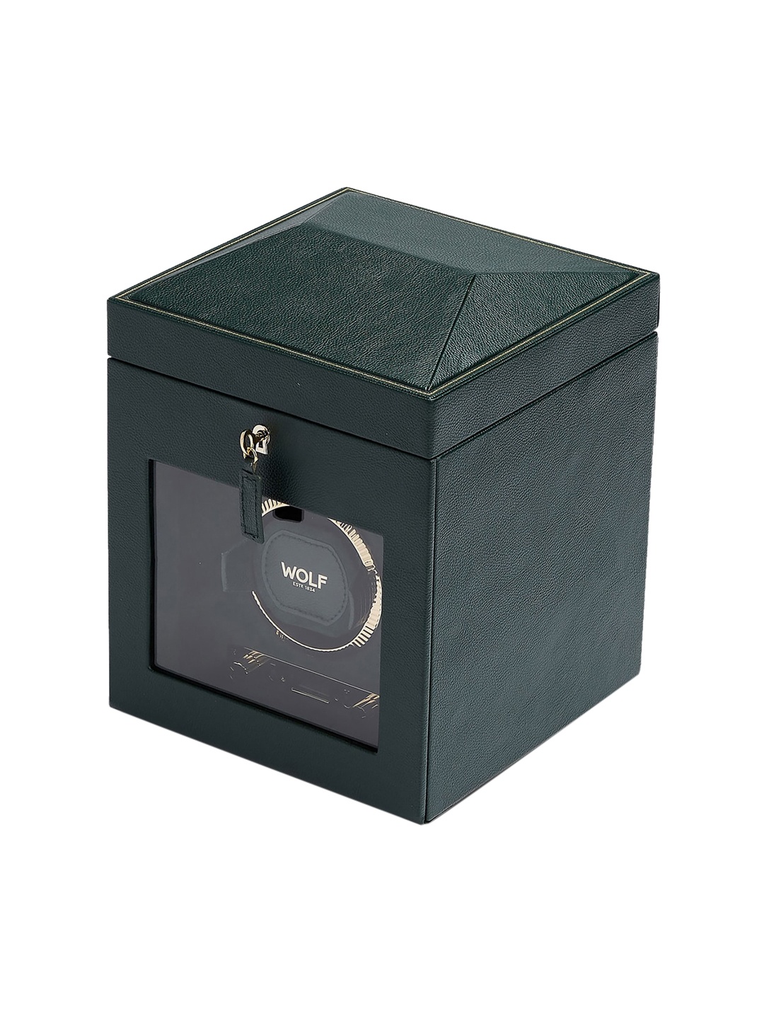 

WOLF Green British Racing Single Watch Winder