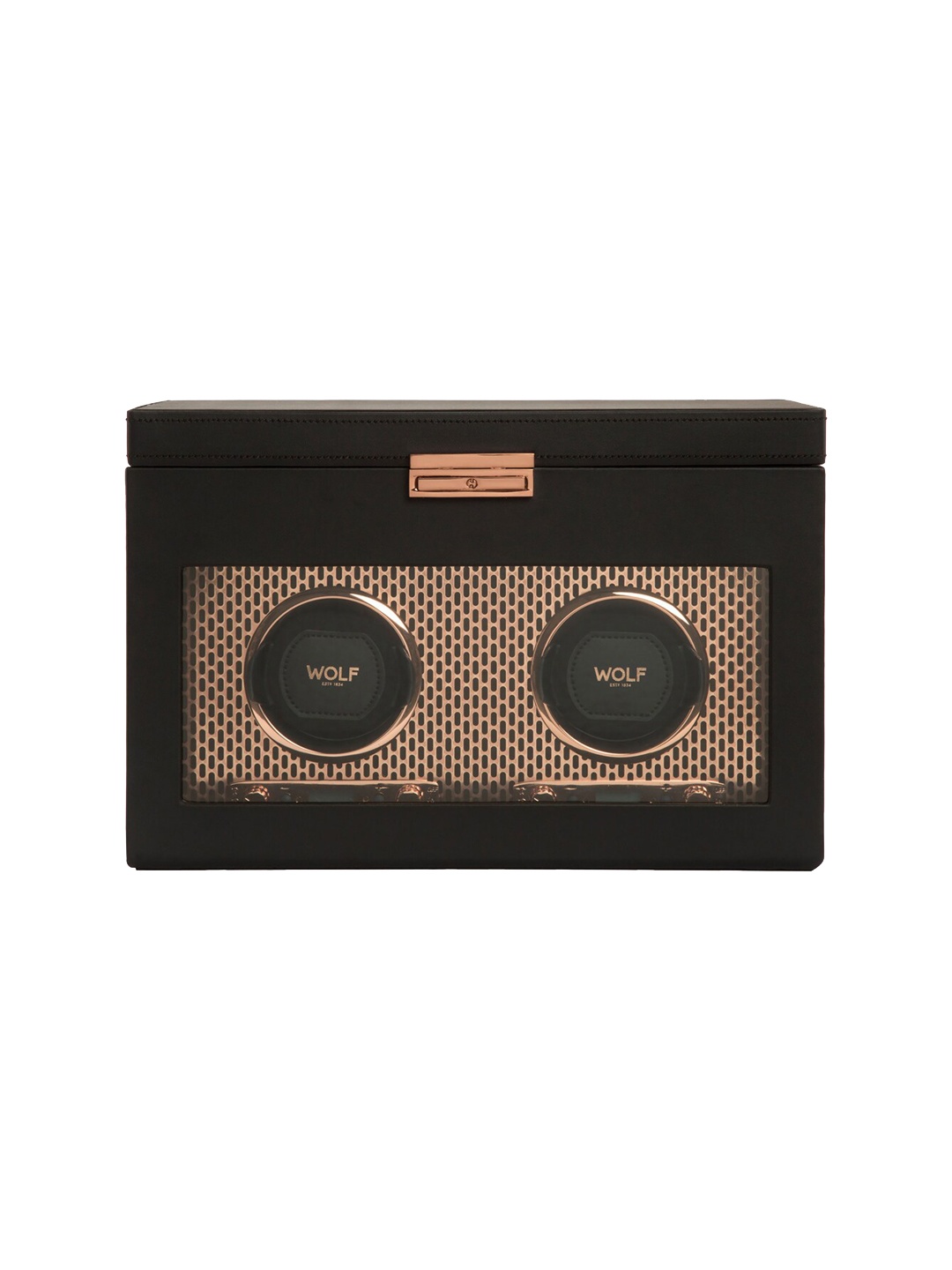 

WOLF Copper-coloured Double Winder with Storage