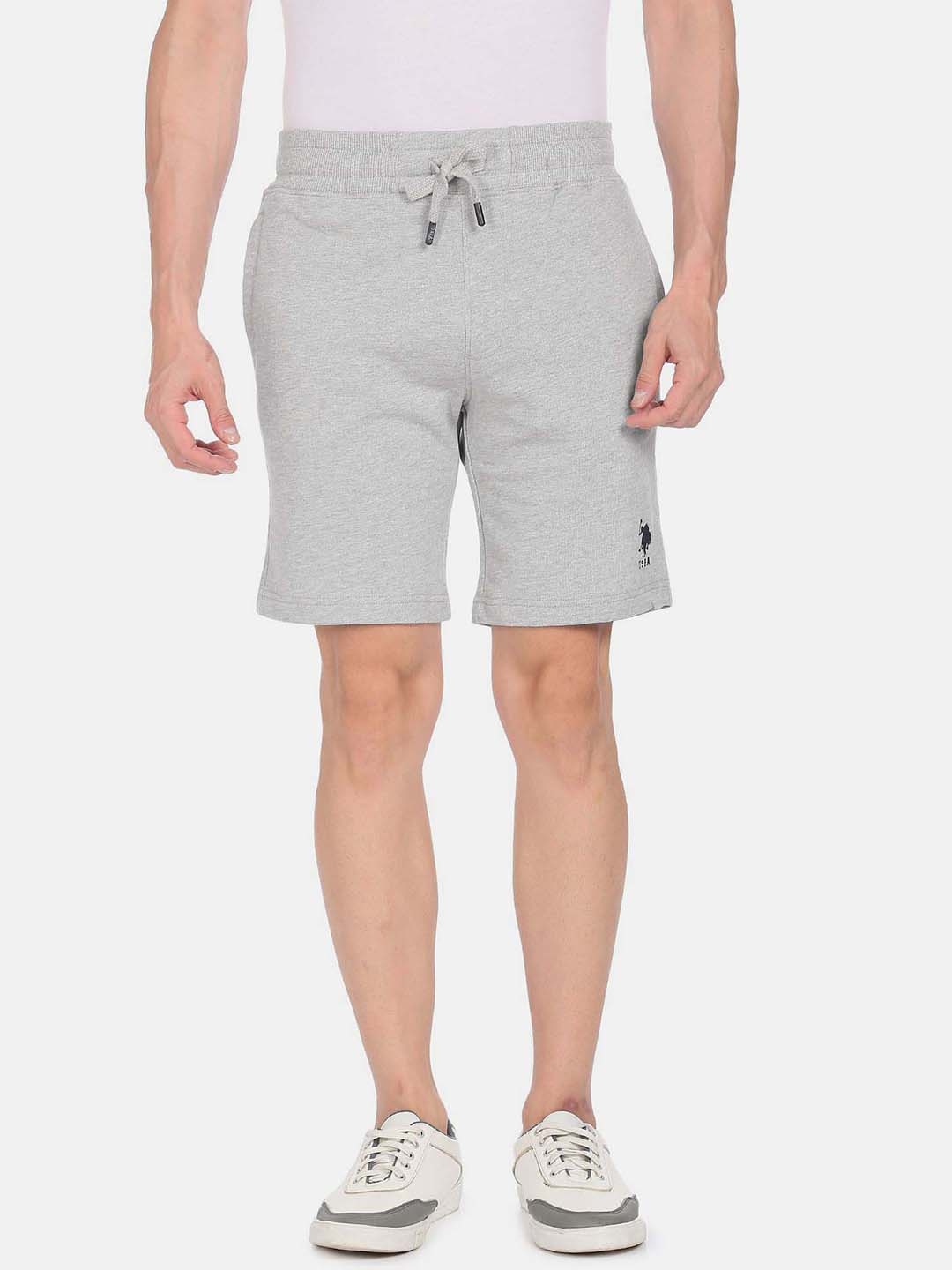 

U S Polo Assn Men Grey Regular Shorts