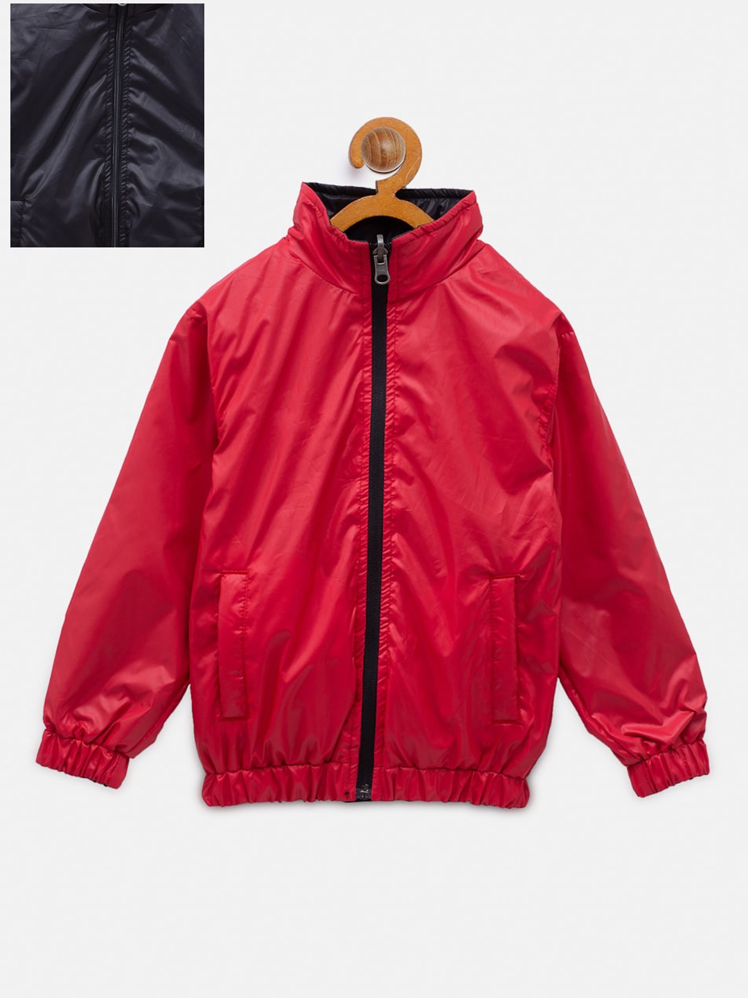 

NYNSH Boys Red & Black Reversible Padded Jacket