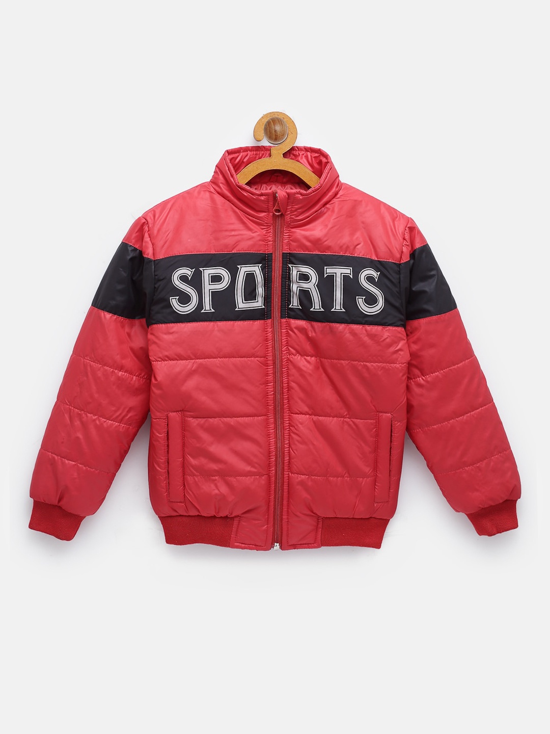 

NYNSH Boys Red Camouflage Padded Jacket