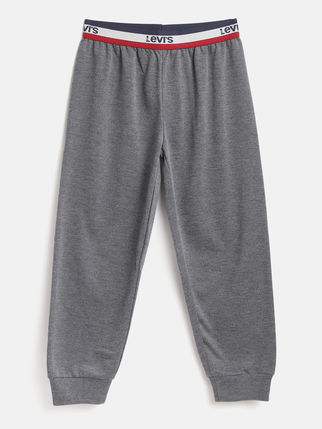 

Levis Boys Grey Melange Snug Fit Solid Lightweight Joggers
