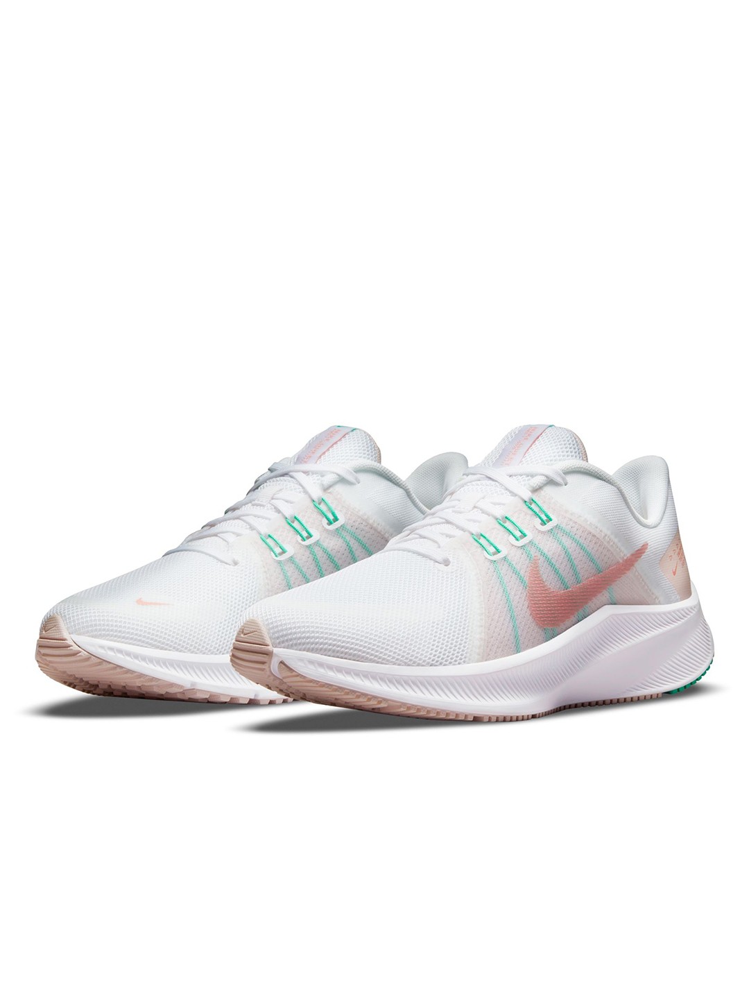 

Nike Women White QUEST 4 Running Shoes
