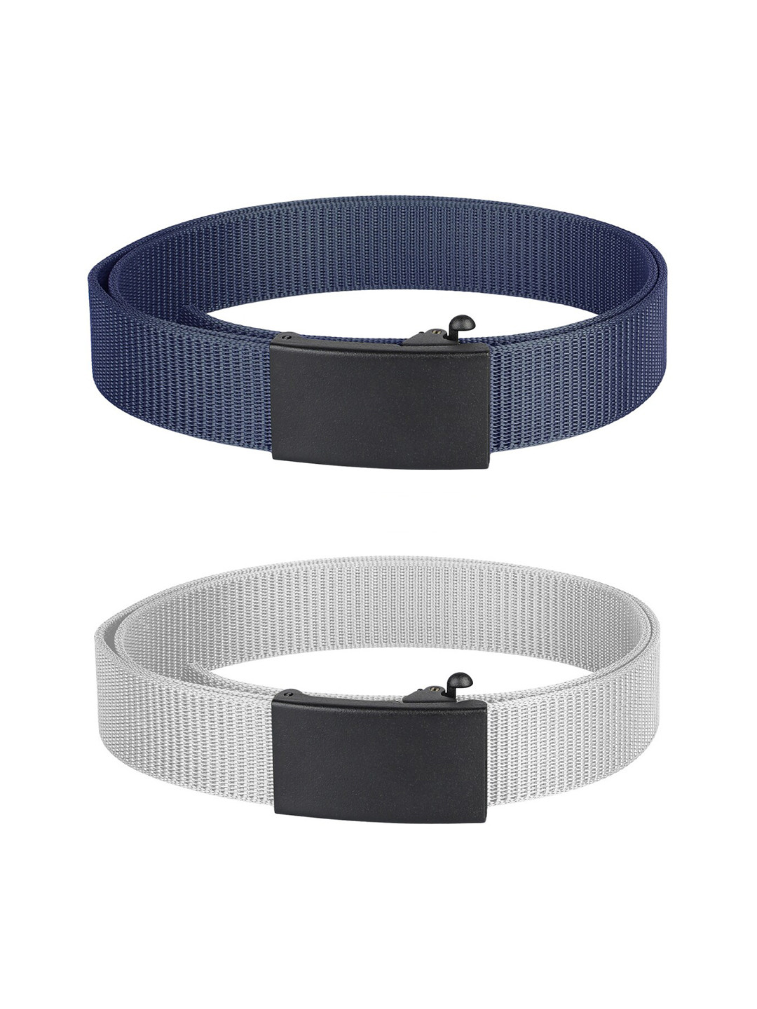 

Kastner Men Pack Of 2 Blue & White Formal Belts