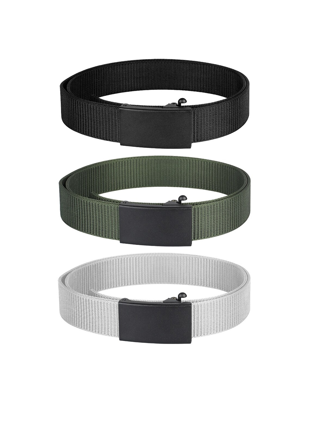 

Kastner Men Pack of 3 Black Formal Belt