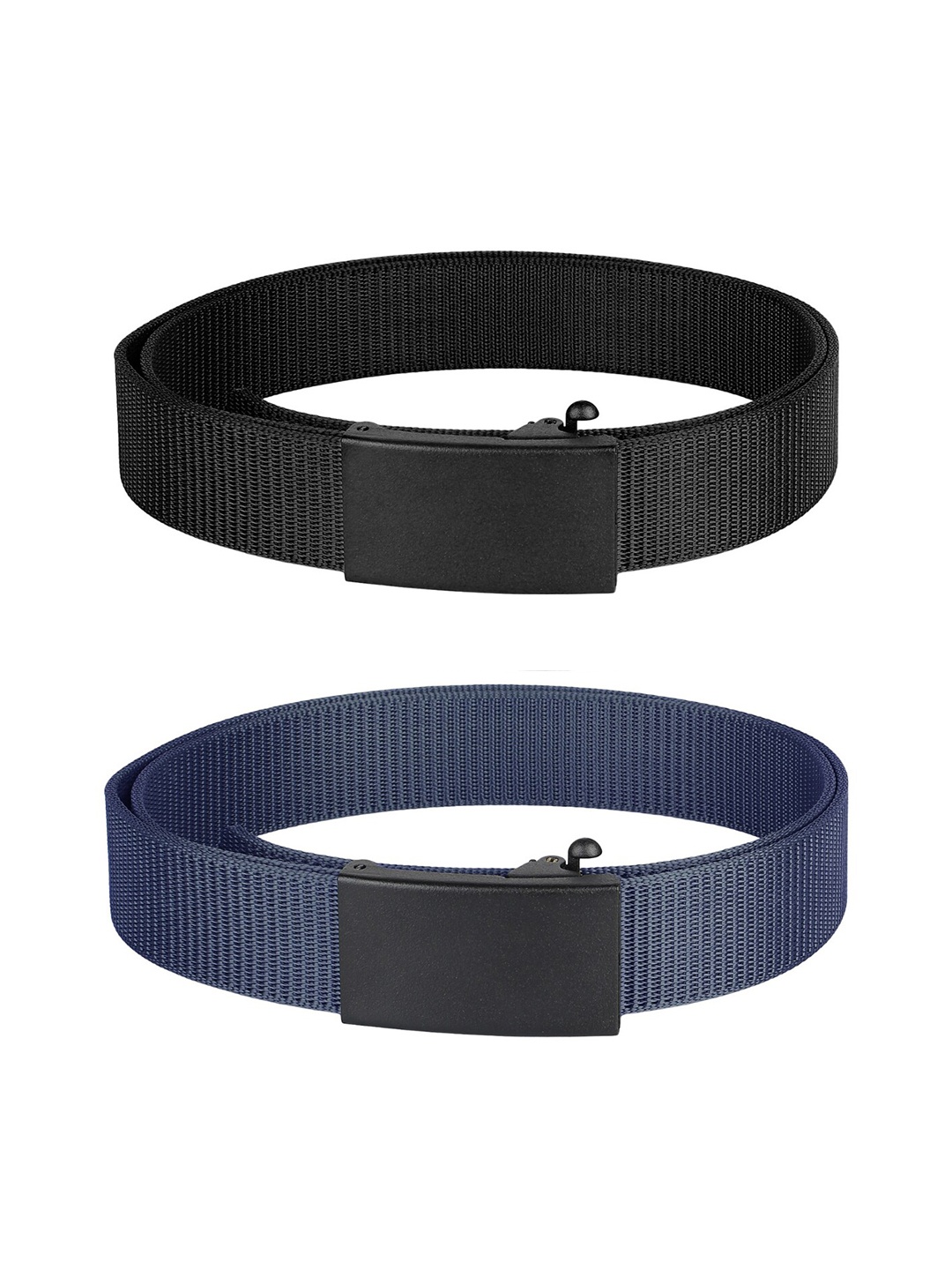 

Kastner Men Pack Of 2 Black & Blue Belt