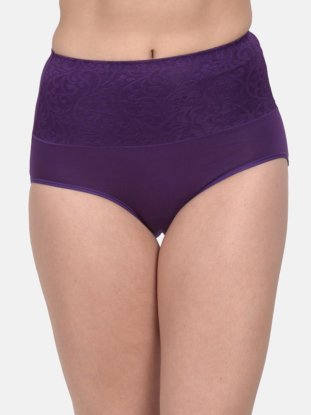 

mod & shy Women Purple Solid Tummy Tucker Shapewear