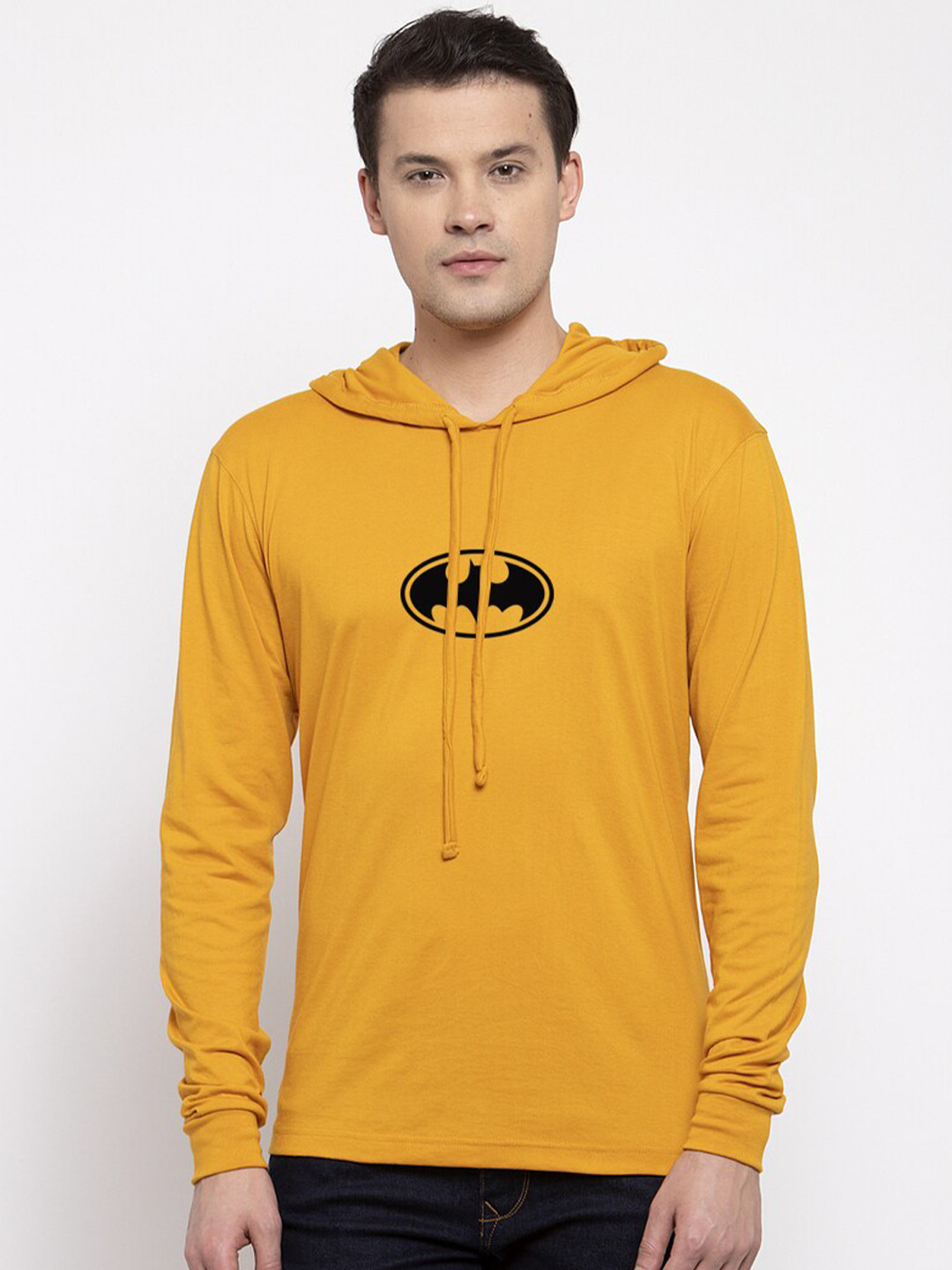 

Friskers Men Gold-Toned Applique T-shirt