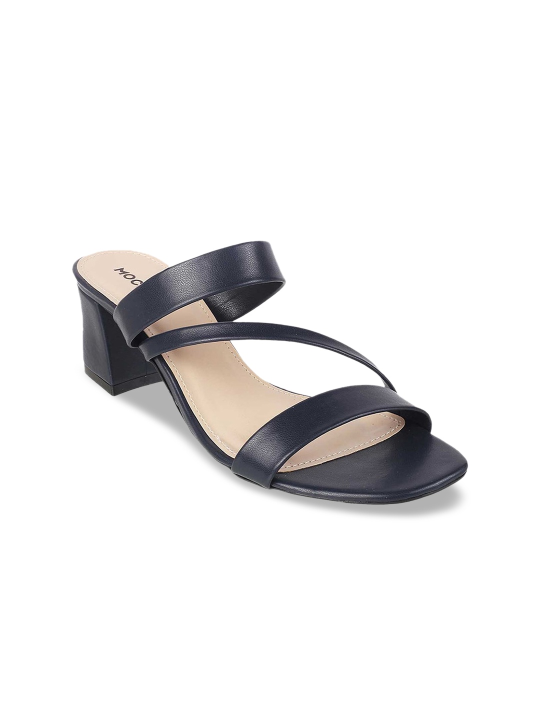 

Mochi Blue Block Heels