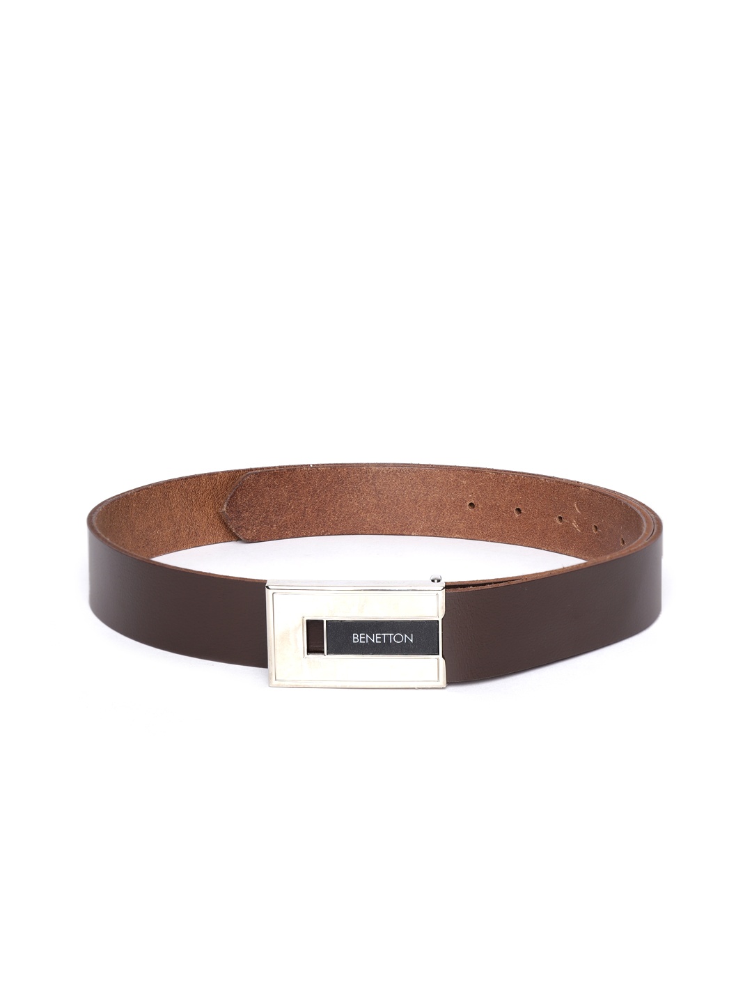 

United Colors of Benetton Men Coffee Brown Leather Belt