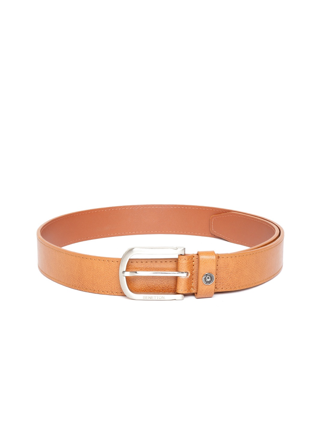

United Colors of Benetton Men Tan Brown Solid Belt