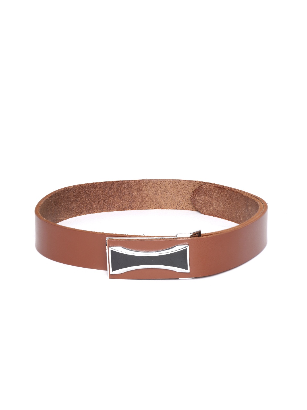 

United Colors of Benetton Men Tan Brown Solid Leather Belt