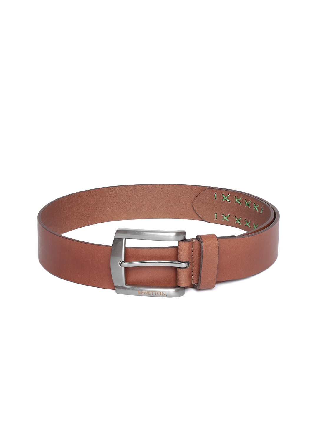 

United Colors of Benetton Men Brown Leather Belt