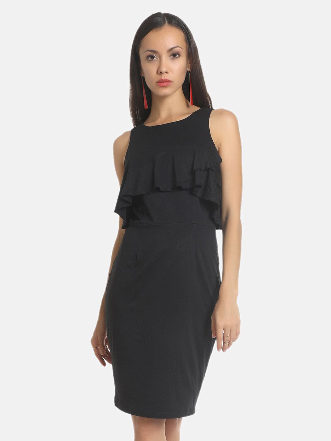 

AARA Black Sheath Dress