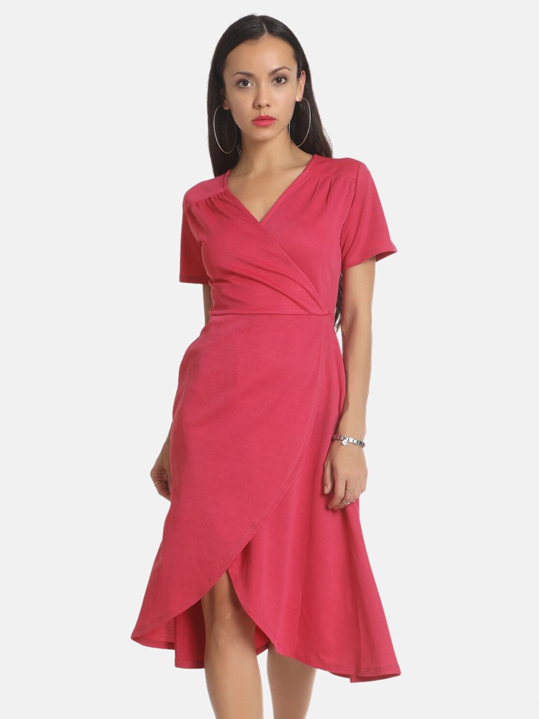 

AARA Pink Wrap Dress
