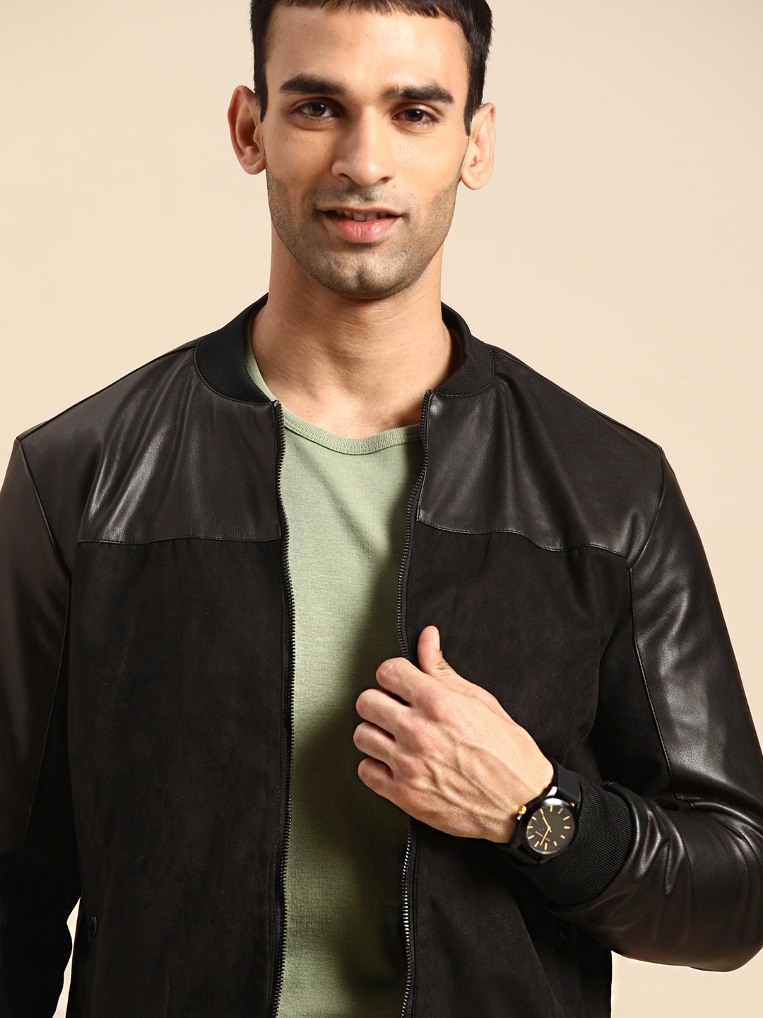 

United Colors of Benetton Men Black Tailored Jacket