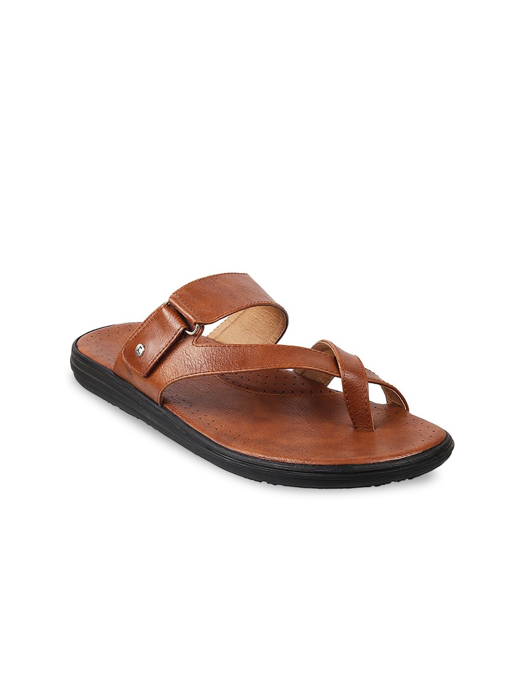 

Mochi Men Tan Leather Comfort Sandals