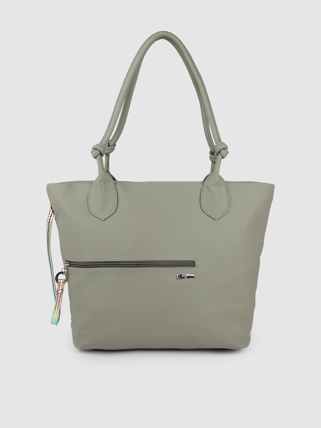 

Baggit Women Green Solid Structured Shoulder Bag